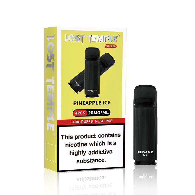 Lost Temple 2400 Puffs Pre-filled Pods - Pack of 4 - Mcr Vape Distro