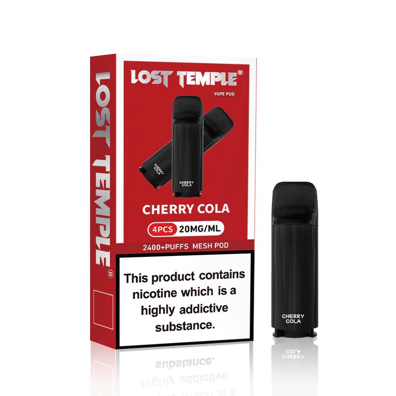 Lost Temple 2400 Puffs Pre-filled Pods - Pack of 4 - Mcr Vape Distro