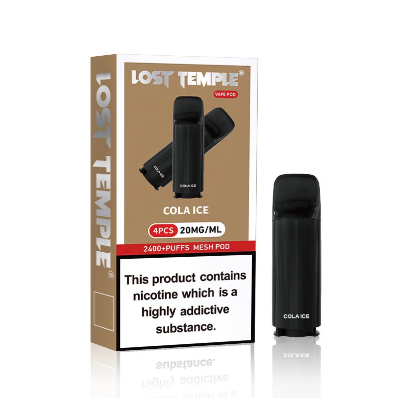 Lost Temple 2400 Puffs Pre-filled Pods - Pack of 4 - Mcr Vape Distro