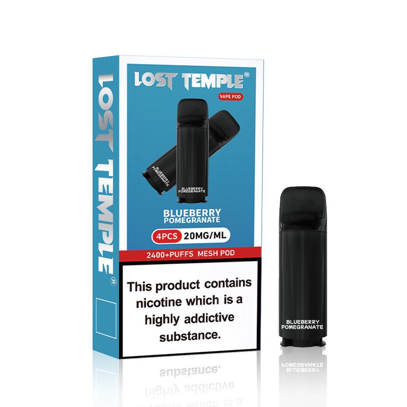 Lost Temple 2400 Puffs Pre-filled Pods - Pack of 4 - Mcr Vape Distro