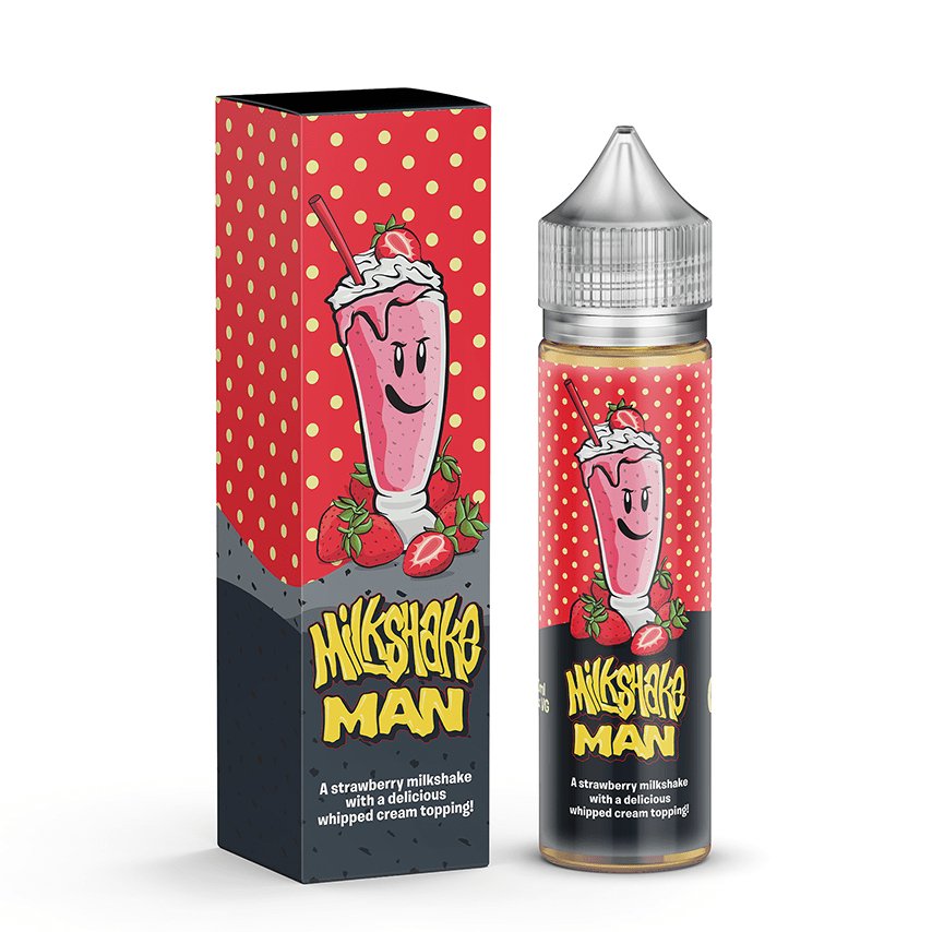 Marina Vape Strawberry Milkshake Man E Liquid -50ml - Mcr Vape Distro