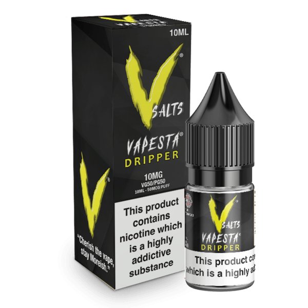 Moreish Puff Dripper by Vapesta Nic Salt 10ml - Box of 10 - Mcr Vape Distro