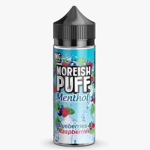 Moreish Puff - Menthol - Blueberries & Raspberries - 100ml - Mcr Vape Distro