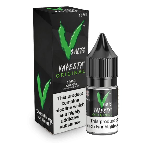 Moreish Puff Original by Vapesta Nic Salt 10ml - Box of 10 - Mcr Vape Distro