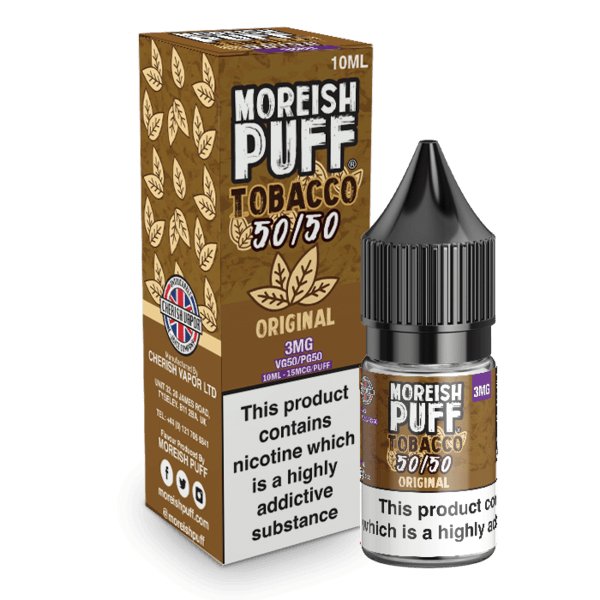 Moreish Puff Tobacco 50/50 10ml - Mcr Vape Distro