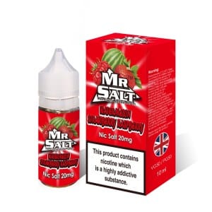 Mr Salt - Watermelon Strawberry Raspberry - 10ml Nic Salt (Pack of 5) - Mcr Vape Distro