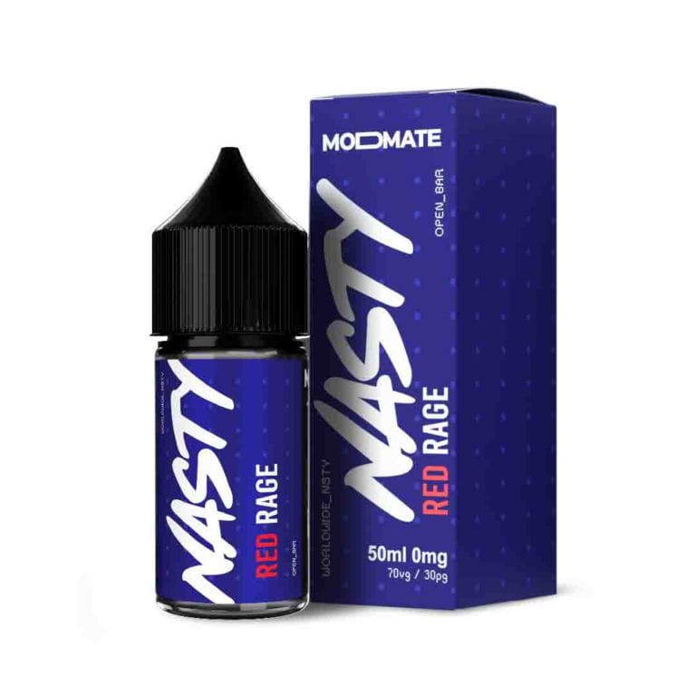 NASTY JUICE - MODMATE - RED RAGE - 50ML - Mcr Vape Distro