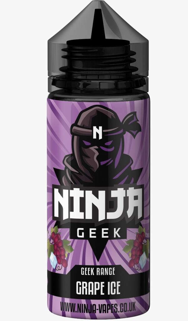 Ninja Geek - Grape Ice - 100ml - Mcr Vape Distro