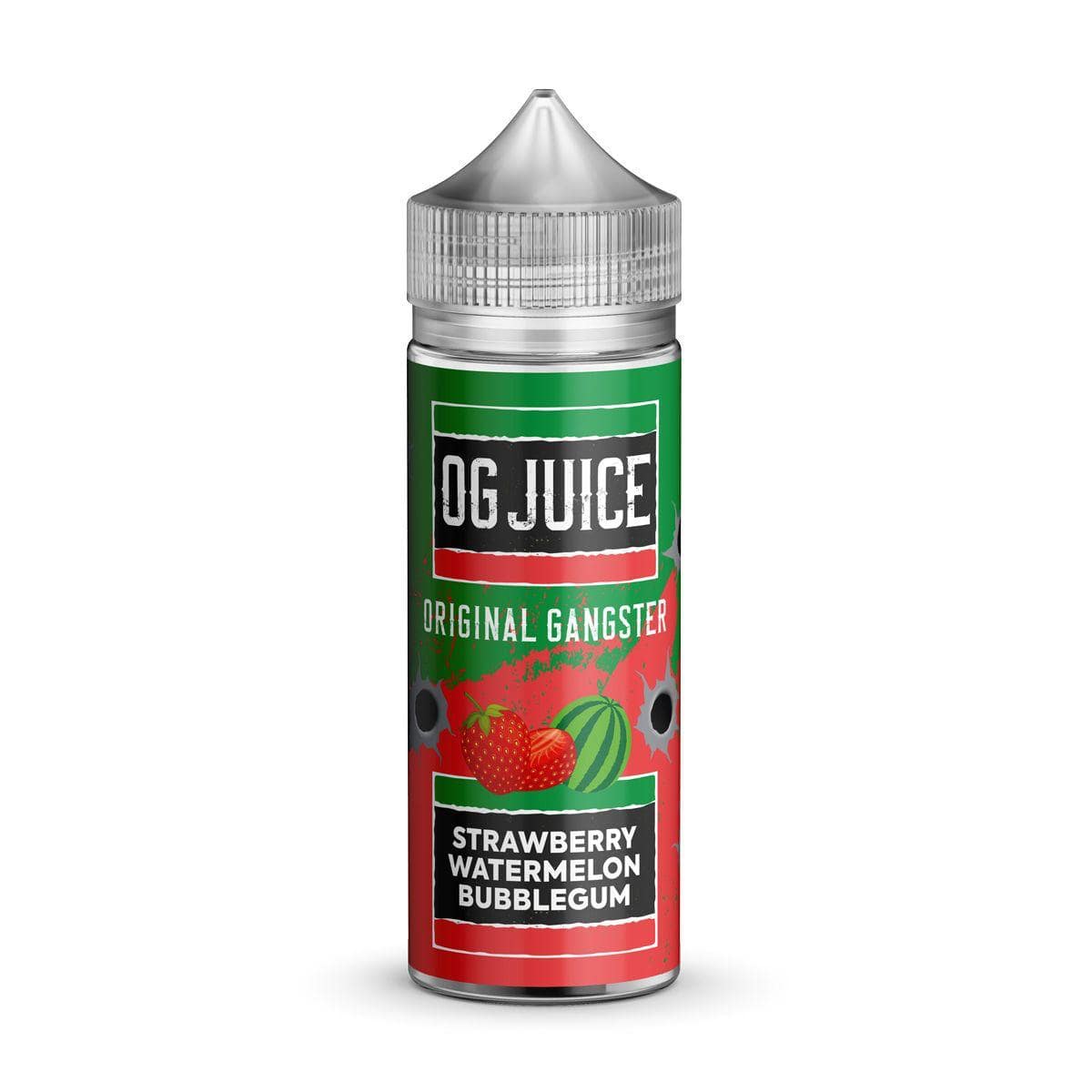OG Juice Original Gangster -Strawberry Watermelon Bubblegum - 100ml E-liquid Shortfill - Mcr Vape Distro