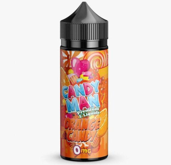 Orange Candy Shortfill E-Liquid by Candy Man 100ml - Mcr Vape Distro