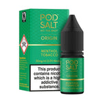 bulk wholesale POD SALT - MENTHOL TOBACCO - 10ML NIC SALT - Box of 5 - 10mg