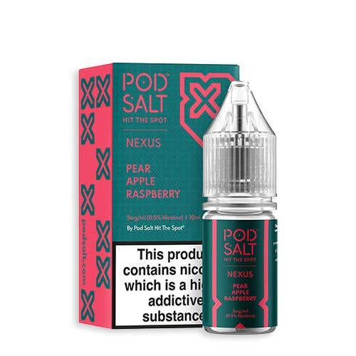 bulk wholesale POD SALT - NEXUS - APPLE PEAR RASPBERRY - 10ML NIC SALT - Pack Of 5 - 10mg