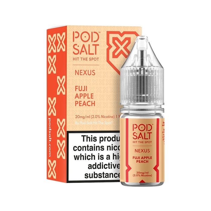 bulk wholesale POD SALT - NEXUS - FUJI APPLE PEACH - 10ML NIC SALT - 10mg