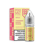 bulk wholesale POD SALT - NEXUS - STRAWBERRY BANANA RHUBARB - 10ML NIC SALT - Pack Of 5 - 10mg