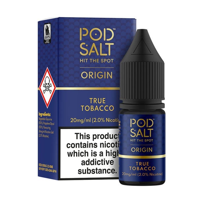 POD SALT - TRUE TOBACCO - 10ML NIC SALT - Mcr Vape Distro