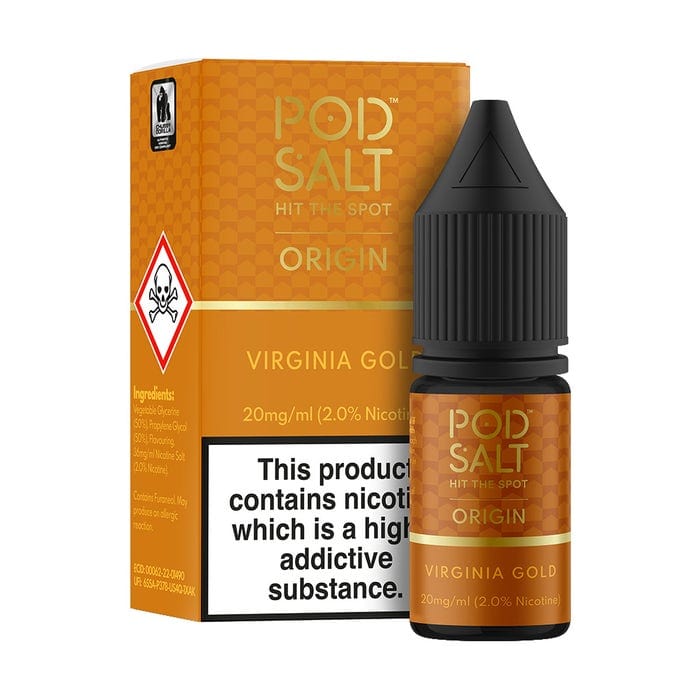 POD SALT - VIRGINIA GOLD - 10ML NIC SALT - Mcr Vape Distro