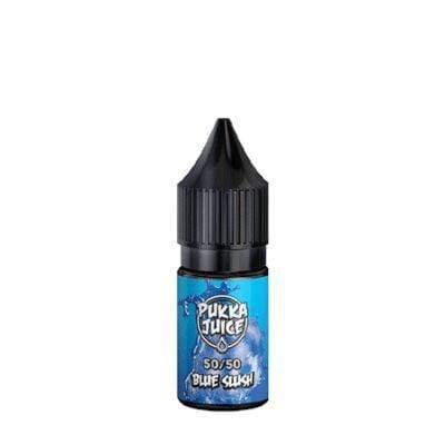 PUKKA - 50/50 - BLUE SLUSH - 10ML [BOX OF 10] - Mcr Vape Distro