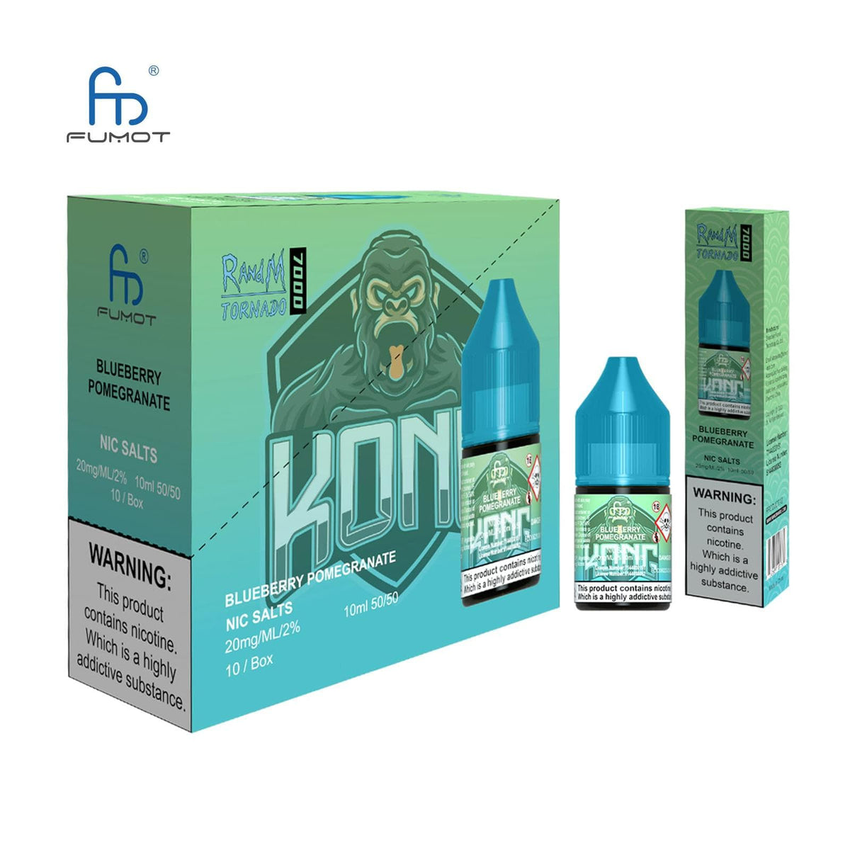 R and M 7000 Nic Salts 10ml E-liquids - Box of 10 - Mcr Vape Distro