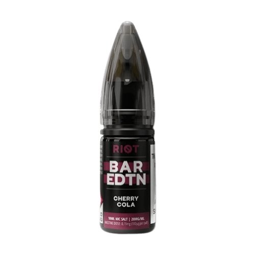 RIOT SQUAD BAR EDITION - CHERRY COLA - NIC SALT - BOX OF 10 - Mcr Vape Distro