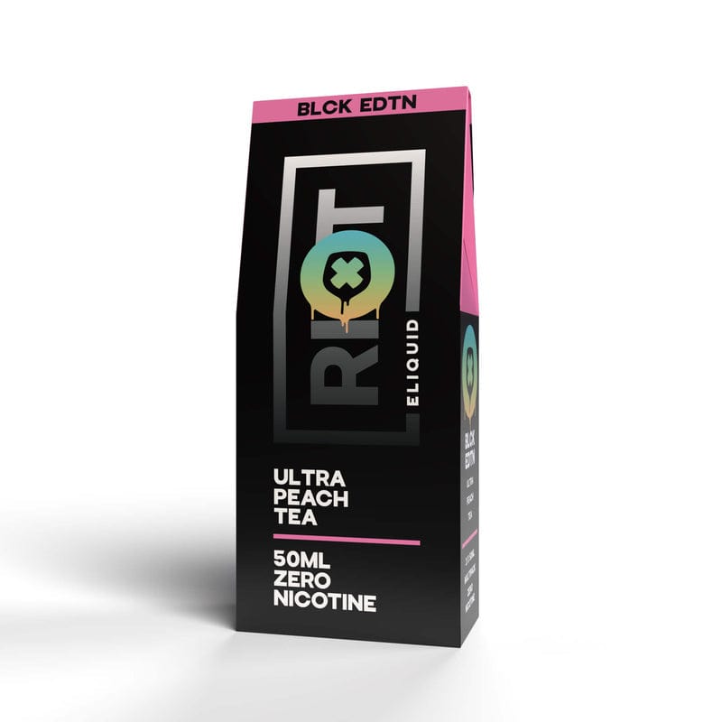 RIOT SQUAD BLCK EDTN - ULTRA PEACH TEA - SHORTFILL 50ML - Mcr Vape Distro