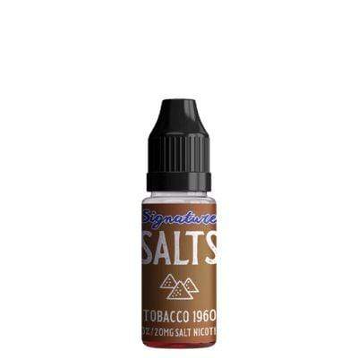 SIGNATURE - TOBACCO 1960 - 10ML NIC SALT 20MG- Box of 10 - Mcr Vape Distro