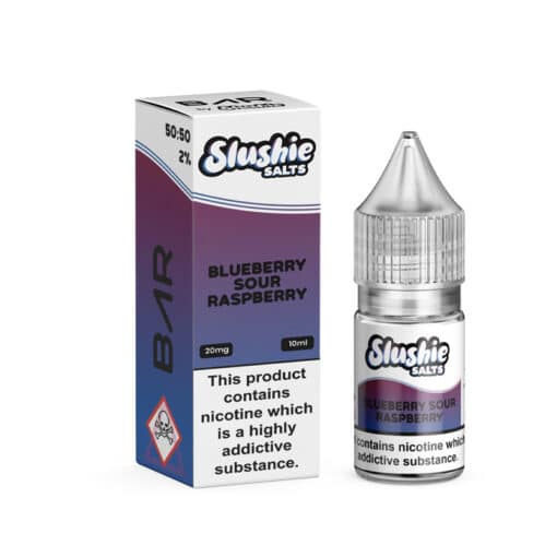 Slushie Bar Nic Salts - Blue Sour Raspberry - Box of 10 - Mcr Vape Distro