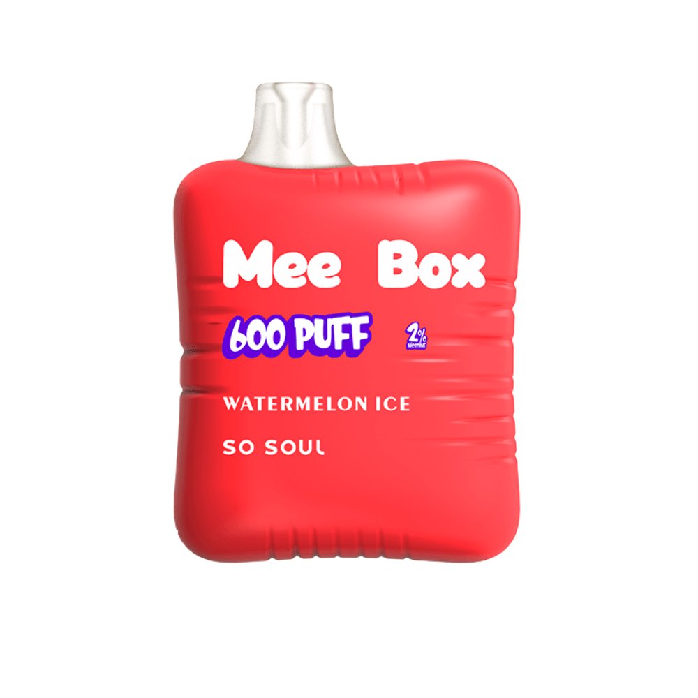 So Soul Mee Box 600 Disposable Vape Puff Pod Pack of 10 - Mcr Vape Distro