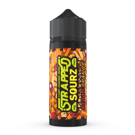 Strapped Sourz - Blood Orange - 100ml - Mcr Vape Distro