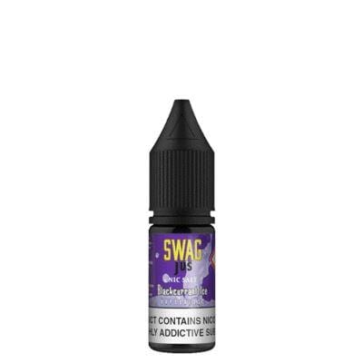 SWAG JUS - BLACKCURRANT ICE - 10ML NIC SALTS (BOX OF 10) - Mcr Vape Distro