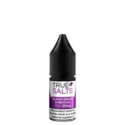 TRUE SALTS - BLACKCURRANT MENTHOL - 10ML NIC SALTS (BOX OF 10) - Mcr Vape Distro