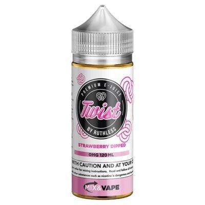 TWIST BY RUTHLESS - STRAWBERRY DIPPED - 100ML - Mcr Vape Distro