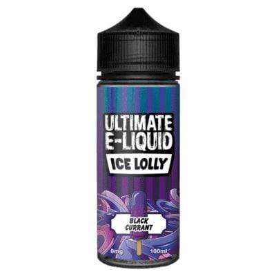 ULTIMATE E-LIQUID - ICE LOLLY - BLACKCURRANT - 100ML - Mcr Vape Distro