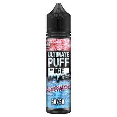 ULTIMATE PUFF - 50/50 - ON ICE - RASPBERRY - 50ML - Mcr Vape Distro