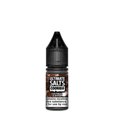 ULTIMATE SALTS - COOKIES - OUTMEAL & RAISIN - 10ML NIC SALT (BOX OF 10) - Mcr Vape Distro