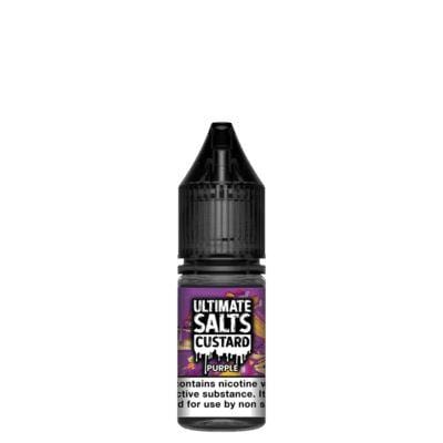 ULTIMATE SALTS - CUSTARD - PURPLE - 10ML NIC SALT (BOX OF 10) - Mcr Vape Distro