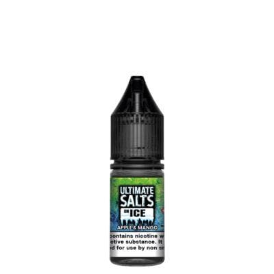 ULTIMATE SALTS - ON ICE - APPLE & MANGO - 10ML NIC SALT (BOX OF 10) - Mcr Vape Distro