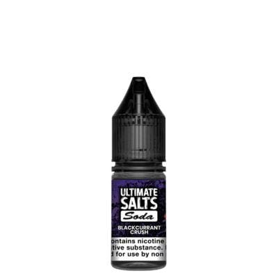 ULTIMATE SALTS - SODA - BLACKCURRANT CRUSH - 10ML NIC SALT (BOX OF 10) - Mcr Vape Distro