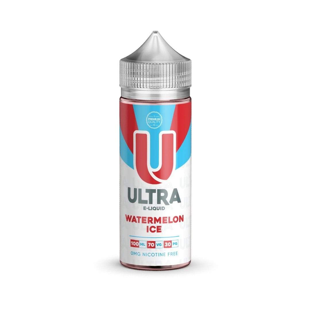 Ultra E-liquid - Watermelon Ice - 100ml - Mcr Vape Distro