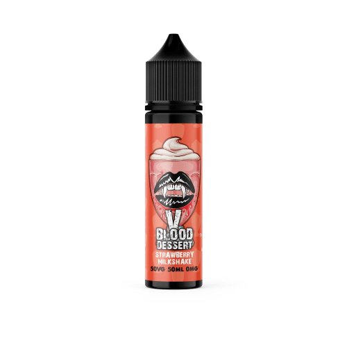 Vampire Blood Dessert - Strawberry Milkshake - 50ml - Mcr Vape Distro