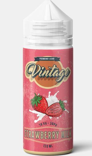 Vintage Juice - Strawberry Milk - 100ml - Mcr Vape Distro