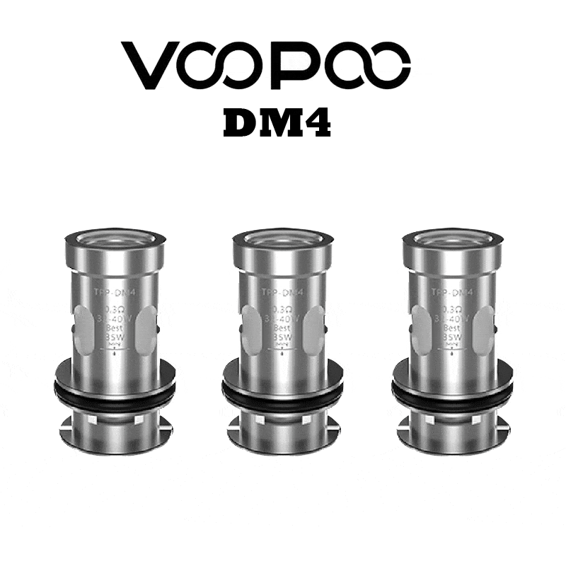 VooPoo TPP-DM4 Coil 0.3ohm 3PCS/Pack - Mcr Vape Distro