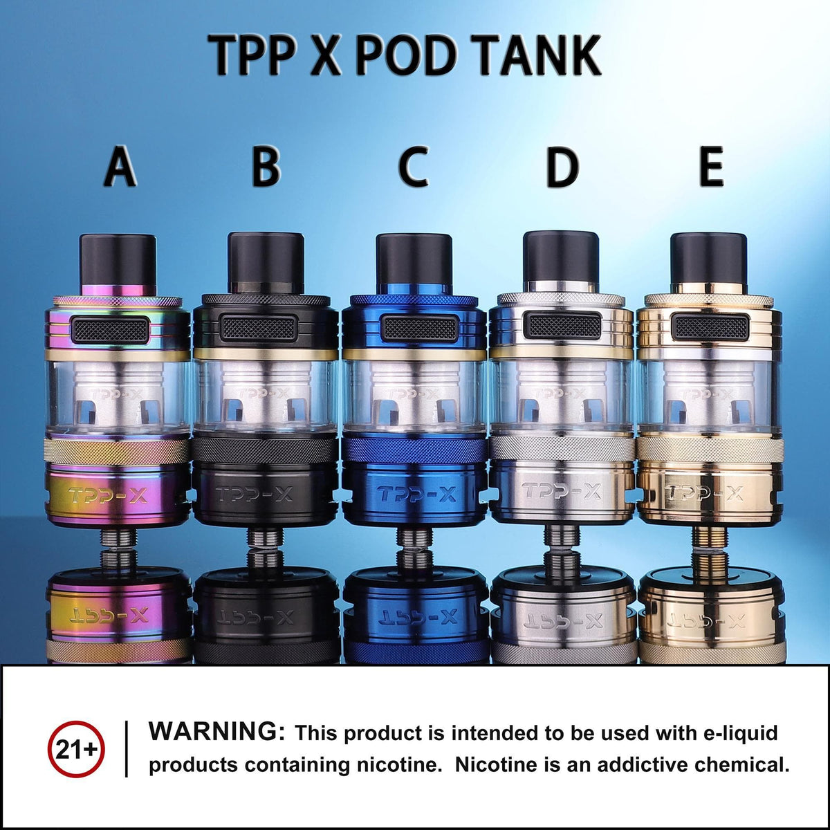 Voopoo TPP X Pod Tank - Mcr Vape Distro
