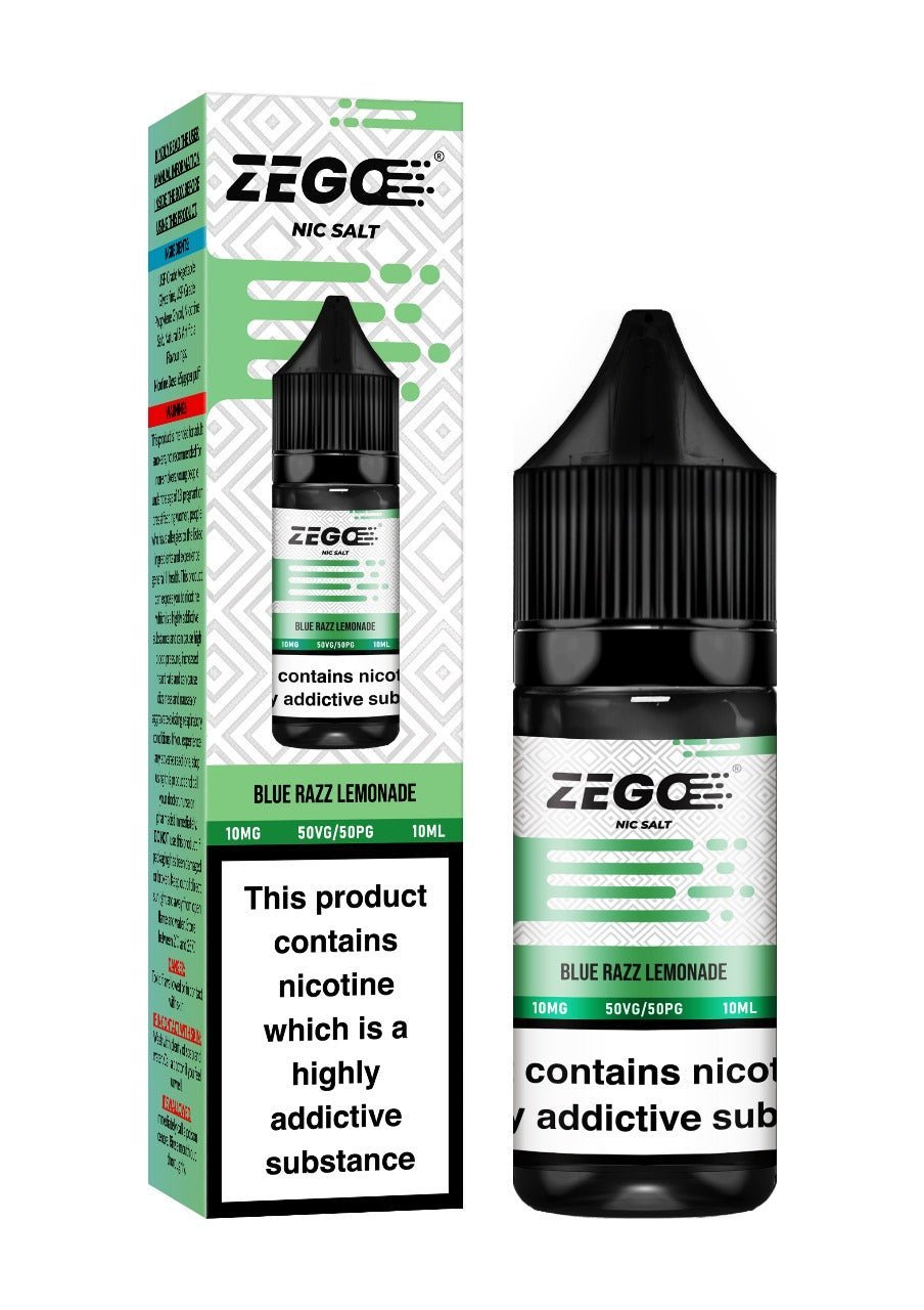 Zego Nic Salt 10ml E-Liquid - Box of 10 - Mcr Vape Distro