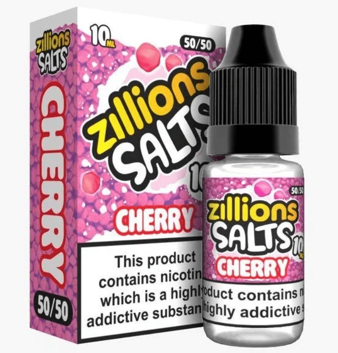 Zillion - Cherry - 10ml Nic Salt (Pack of 5) - Mcr Vape Distro