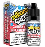 bulk wholesale Zillion - Cherry & Blue Raspberry - 10ml Nic Salt (Pack of 5) - 10mg