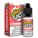 bulk wholesale Zillion - Strawberry - 10ml Nic Salt (Pack of 5) - 10mg