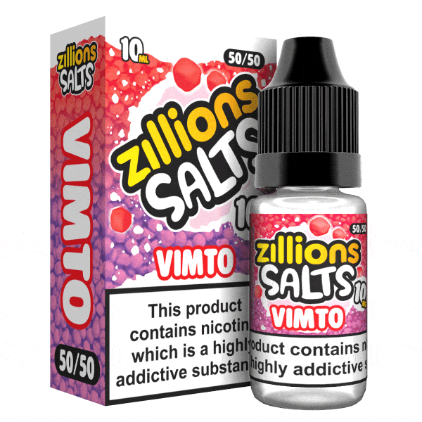 Zillion - Vimto - 10ml Nic Salt (Pack of 5) - Mcr Vape Distro